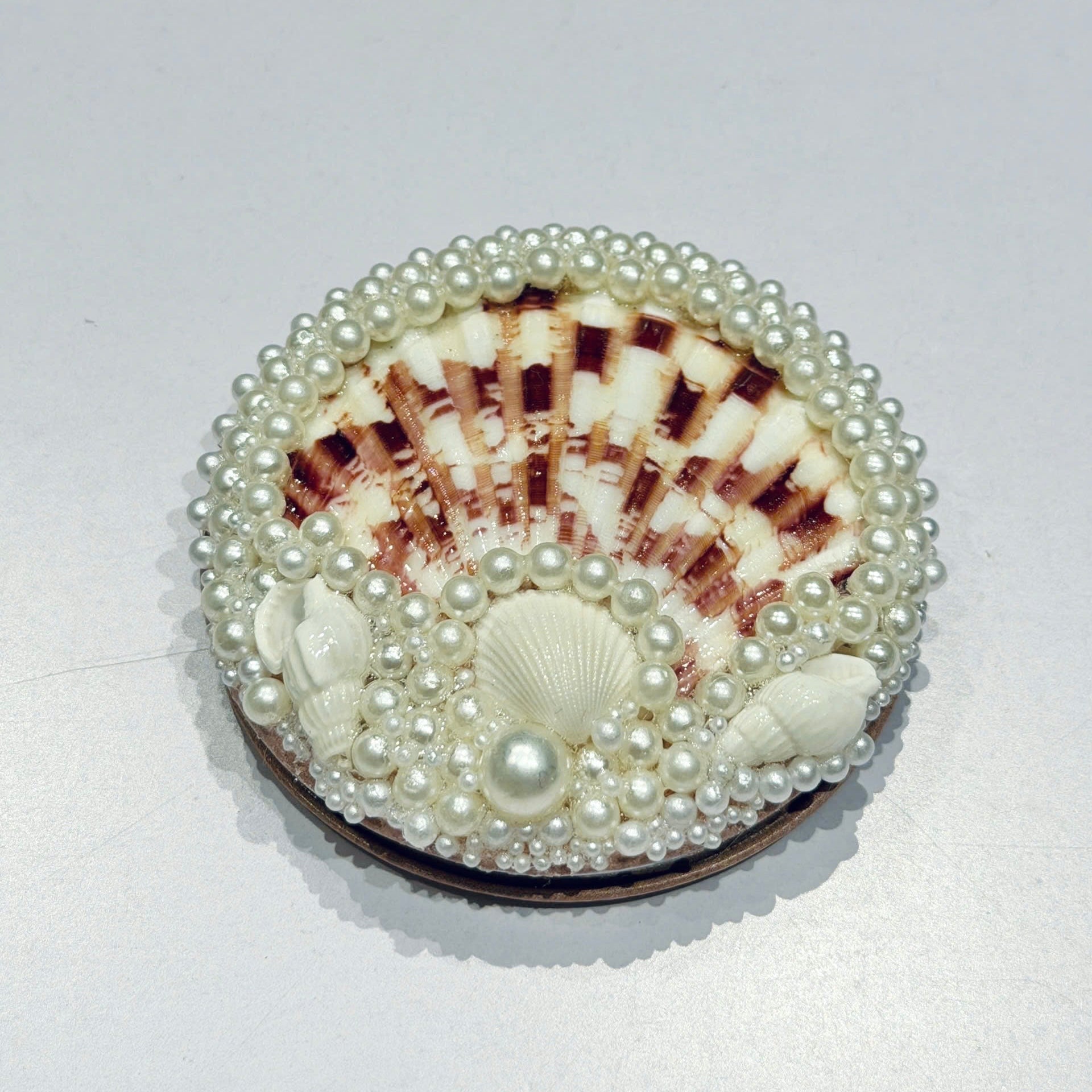 Gương Vỏ Sò Handmade - Basic Edition (6.5 cm)