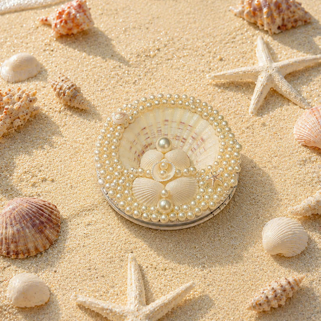 Gương Vỏ Sò Handmade - Premium Edition (7 cm)