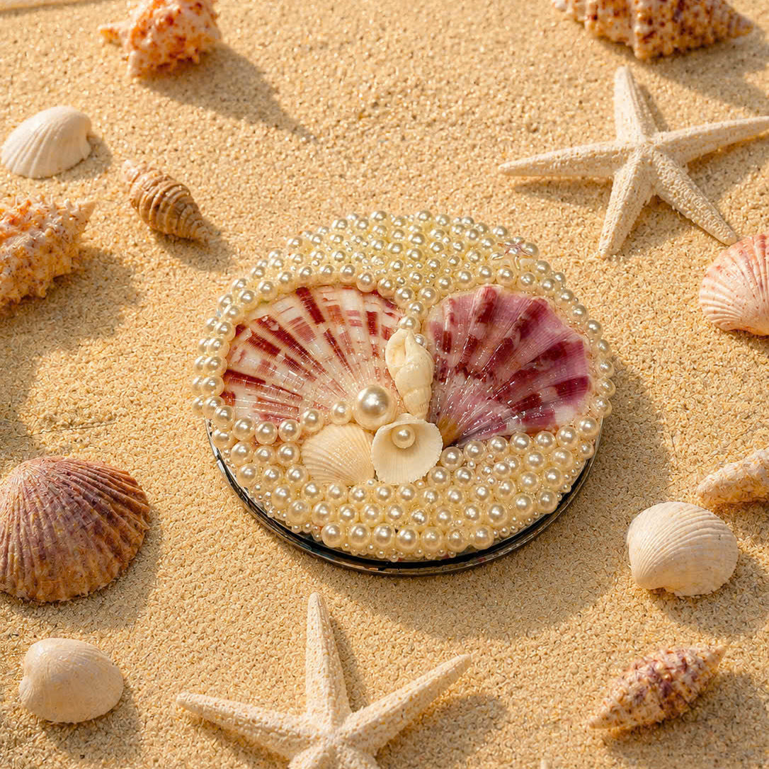 Gương Vỏ Sò Handmade - Premium Edition (7 cm)